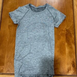 Grey Lululemon Swiftly Tech Hip Length
